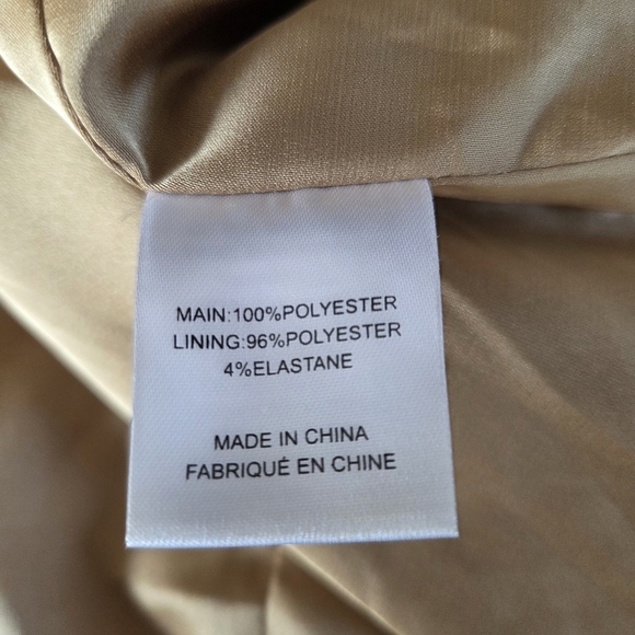 Finders Keepers Rosie Tan Polka Dot Ruched Fitted Feminine Mini Dress Size Small - Picture 15 of 16